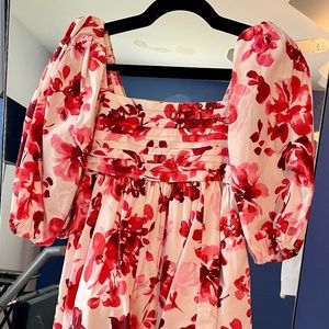 Abercrombie and Fitch Emerson puff sleeve mini dress